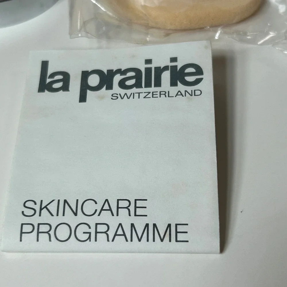 La Prairie Skin Caviar Concealer Foundation Accessory Set ONLY Brush Sponge Stan
